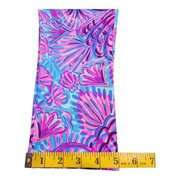 NWT LILLY PULITZER CORSO PANT TURQUOISE OASIS SHELLEIDOSCOPE GOLF Size 00 $138 - Picture 9 of 9